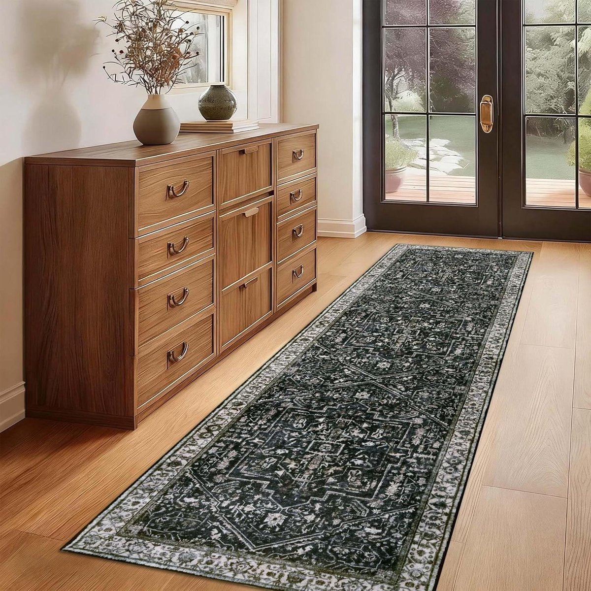 Runner voor Hal - Lange vloerbedekking - Voorkomt vuil - Antislip achterkant - 65x240 cm -