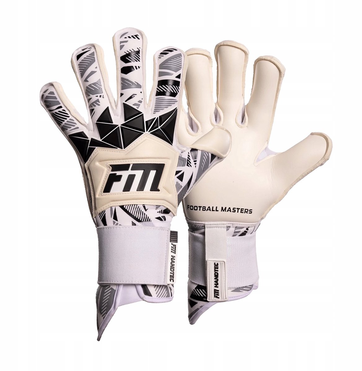 Football Masters Invictus X Pro RF Keepershandschoenen Wit/Zwart Maat 7
