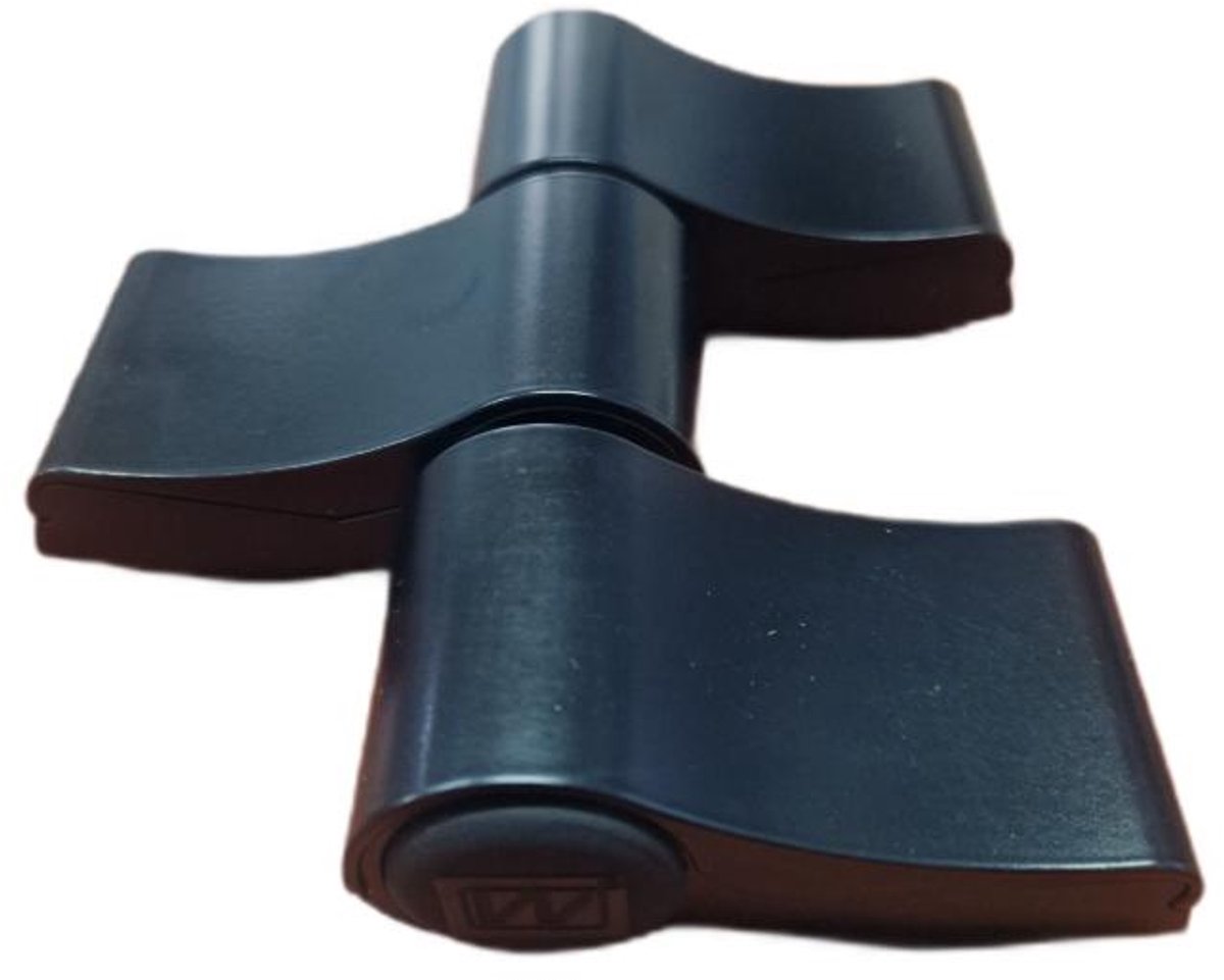 WALA WX 3-delige scharnieren 92mm Zwart - Symmetrisch