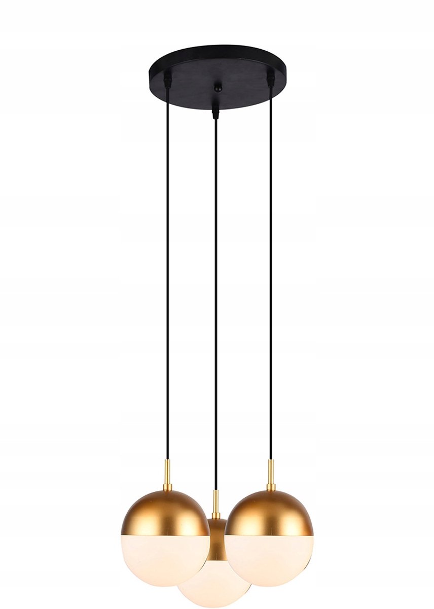 ABIES Plafondlamp Goud - 3x E27 - Stijlvol & Elegant