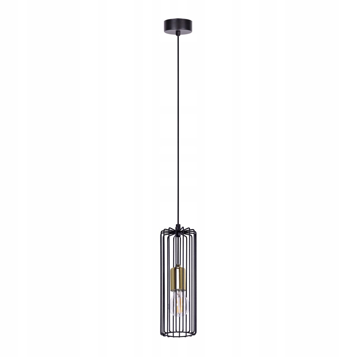 GABIA K-4935 Hanglamp - Zwart/Goud, Loft Stijl