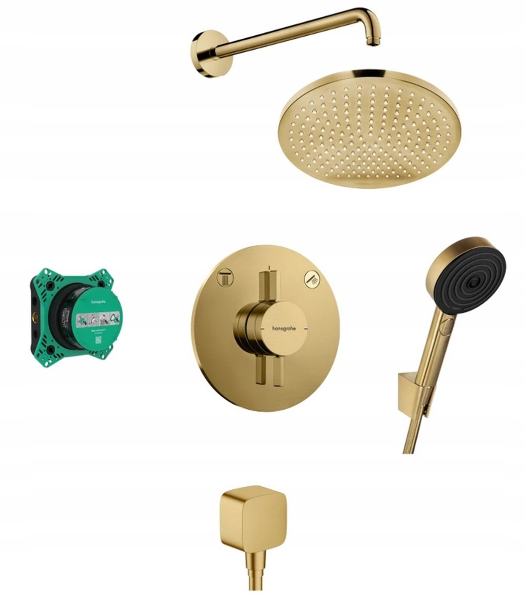 Hansgrohe DuoTurn Doucheset 240 Goud Geborsteld 88003993