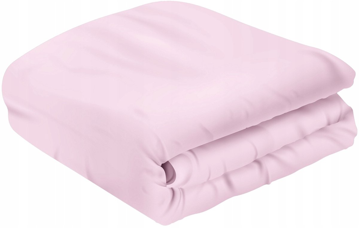 Babymam Jersey Hoeslaken Katoen 160x80cm met Elastiek - Licht Roze