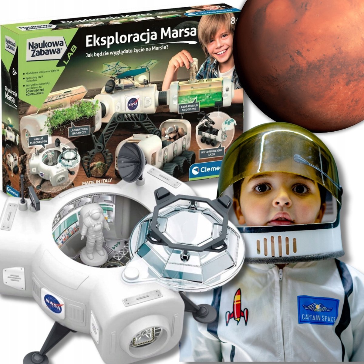 Educatieve Mars Verkenning Set: Ruimtestation & Rover voor Kinderen 8+