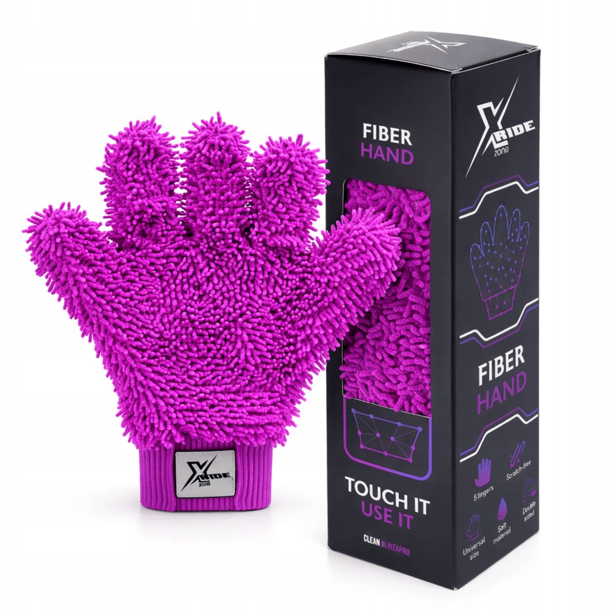 Xzone Ride Microvezel Wasmittens voor Motor - Dubbelzijdig & Krasvrij
