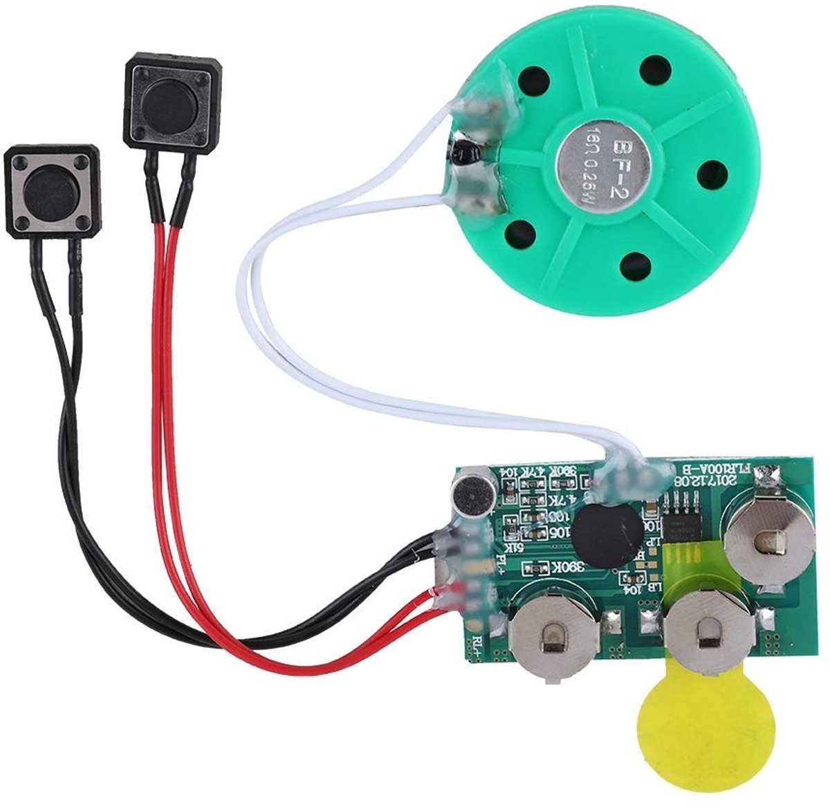 JHUBERS - DIY Wenskaart Chip - Geluidsmodule voor Geschenken - 4 Minuten Opname - Creatieve Geschenkboksen - Muziek voor Kaarten - Geschikt voor Ki...