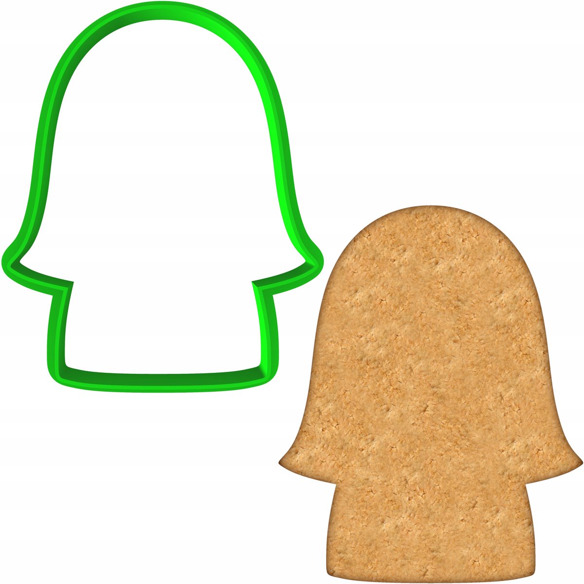 Kerstkoekjesvorm Maria 8cm - Bakvorm voor speculaas en koekjes