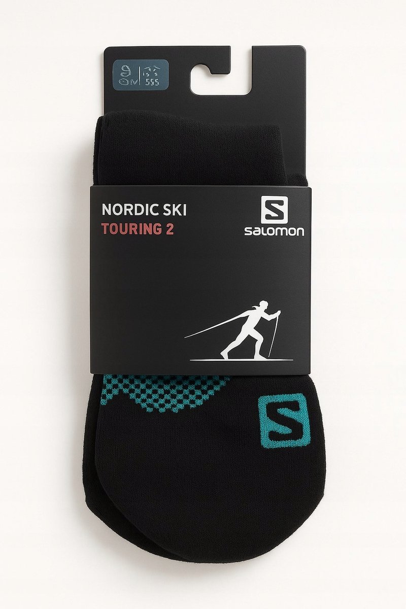 Salomon Langlaufskisokken XL 45-47 Zwart