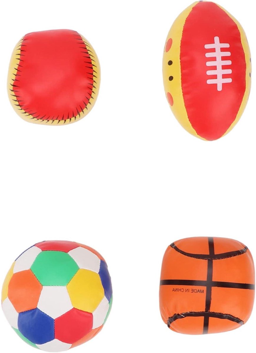 Sport stressballen - Kneedballen - Stress verminderen - Sport thema ontwerpen - 20x20x10 cm - Multicolor