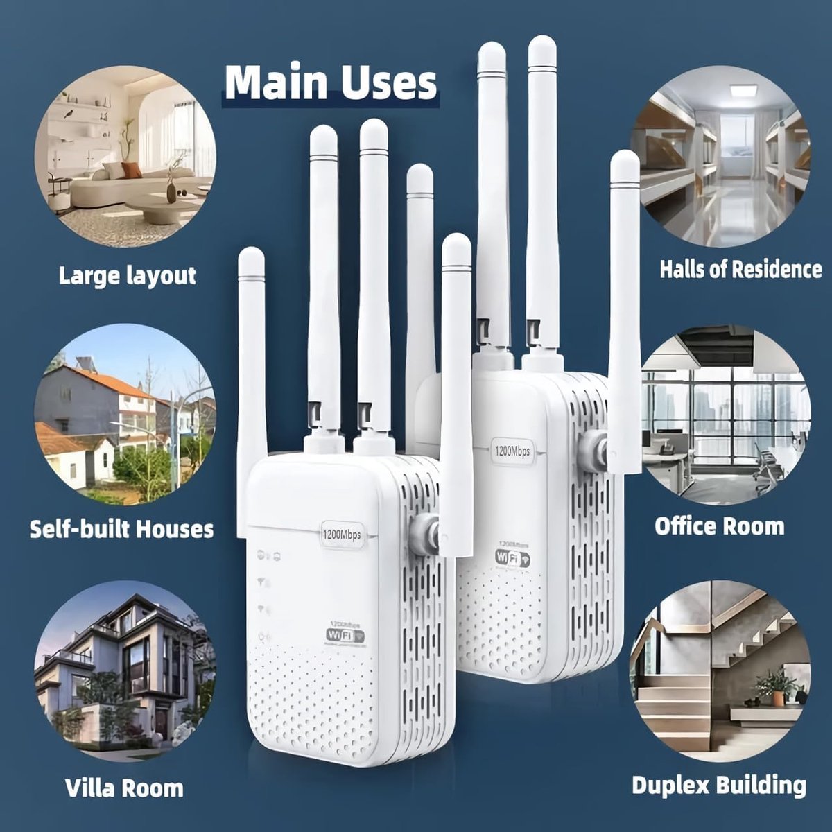 Goodies and Living Netboost Pro WiFi Extender 1200Mbps Dual Band - afbeelding 3
