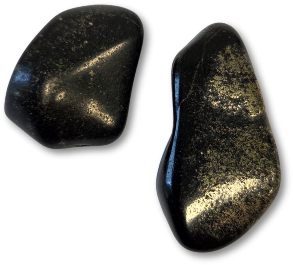 Ruben Robijn Midnight Lemurian Jade trommelstenen 50 gram Zwart