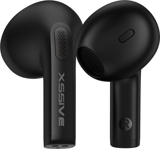 Foto: Draadloze oordopjes bluetooth tot 24 uur afspeeltijd in ear oordopjes met microfoon enc ipx4 waterdichte oortjes equalizer app low latency mode zwart