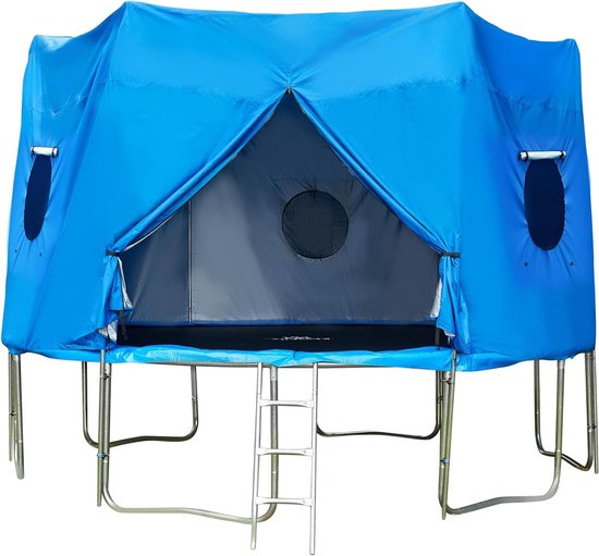 Tente pour Trampoline 306cm Housse De Tente pour Trampoline Rond à 6 P... pas cher