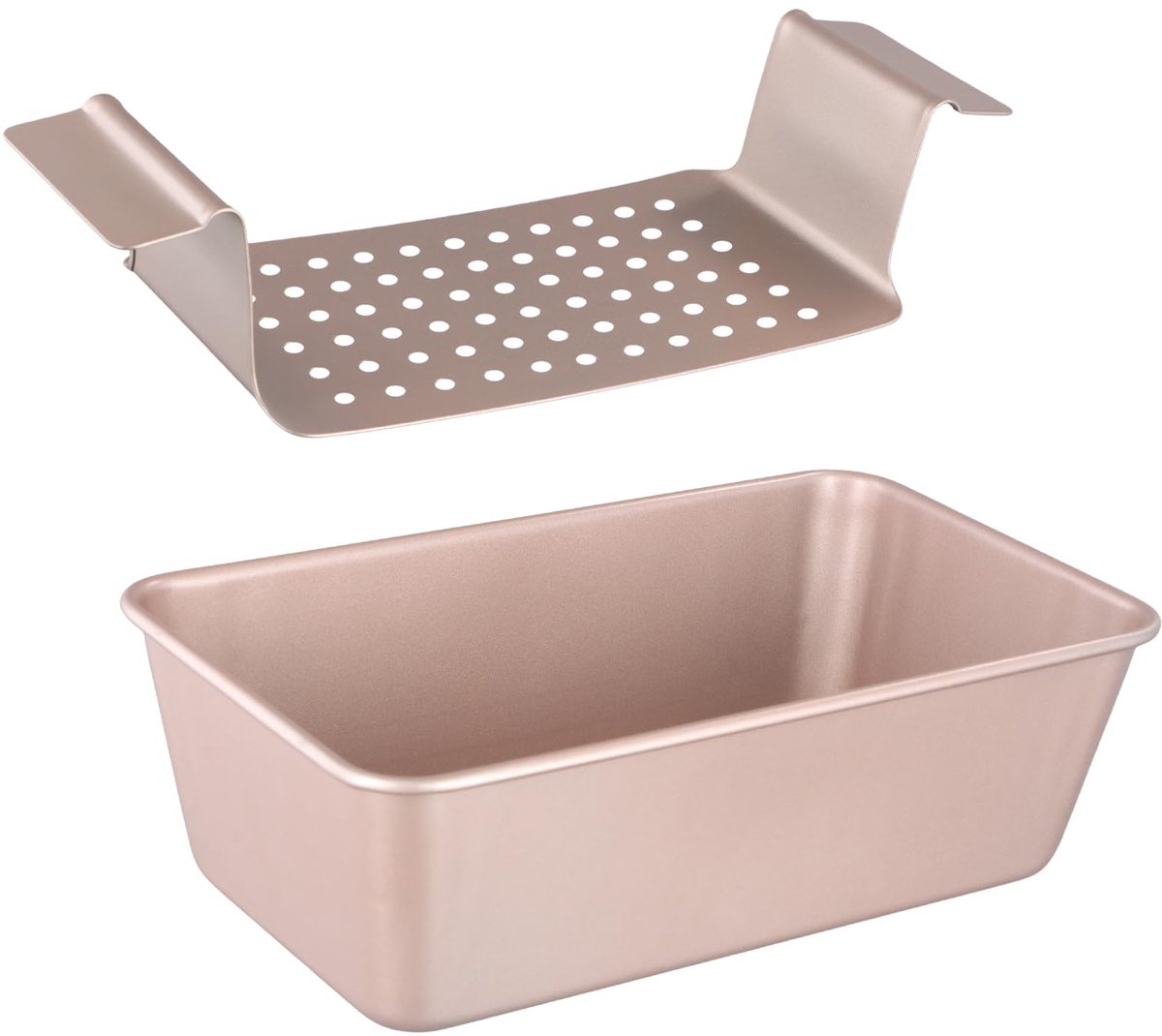 Ibenzoa® Innovatieve Antiaanbak Brood- en Vleesbakvorm met Druppelplaat voor Veelzijdig Gebruik in de Keuken