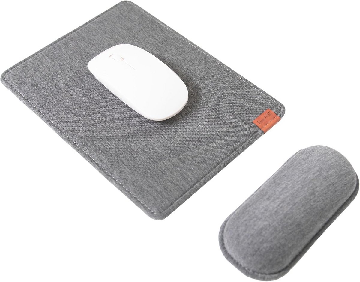 Ergonomische Vergroot muismat met Polssteun en Antislipbasis - Comfortabel voor Typen en Pijnverlichting