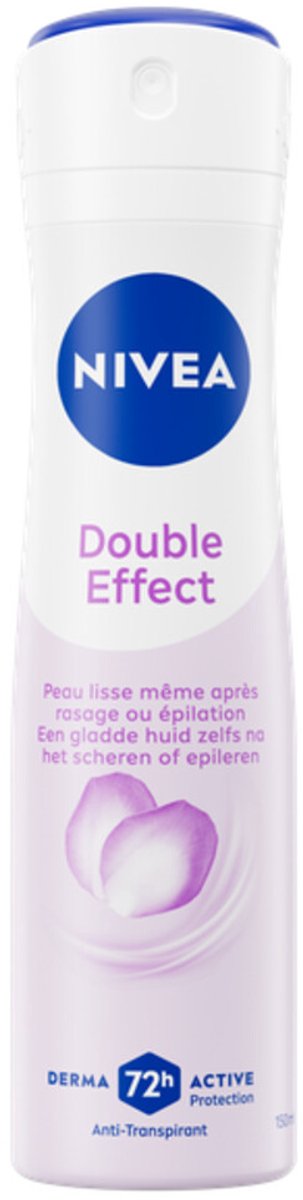 NIVEA Deodorant Spray Double Effect - 3 x 150 ml - Voordeelverpakking