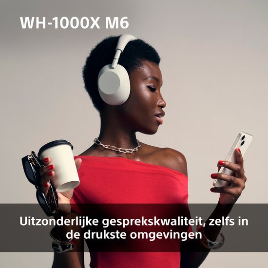 Sony WH-1000XM6 - Casque sans fil à réduction de bruit - Noir