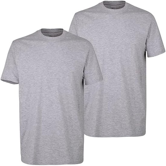 T-shirts homme Gotzburg coupe classique col rond (lot de 2) - gris - Taille : XL