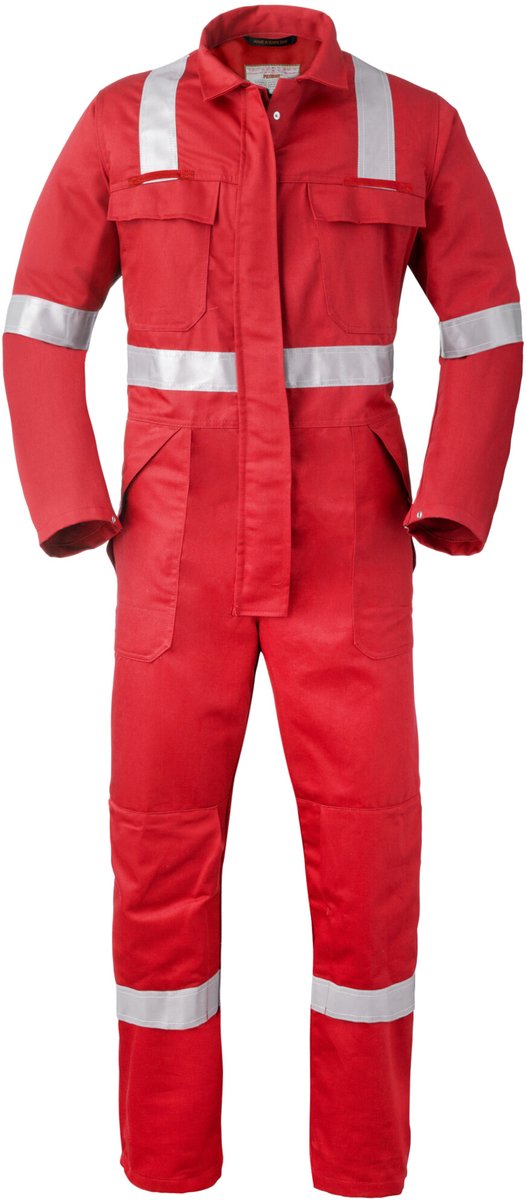 HAVEP Overall rits 5-Safety 29061 - Rood - 60