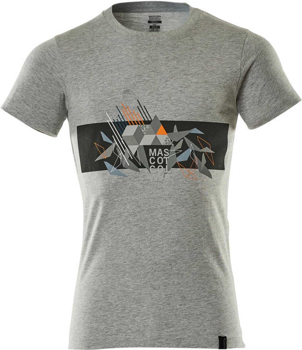 Mascot Accelerate Safe T-shirt 19182-965 - grijs gemeleerd/hi-vis oranje - 3XL