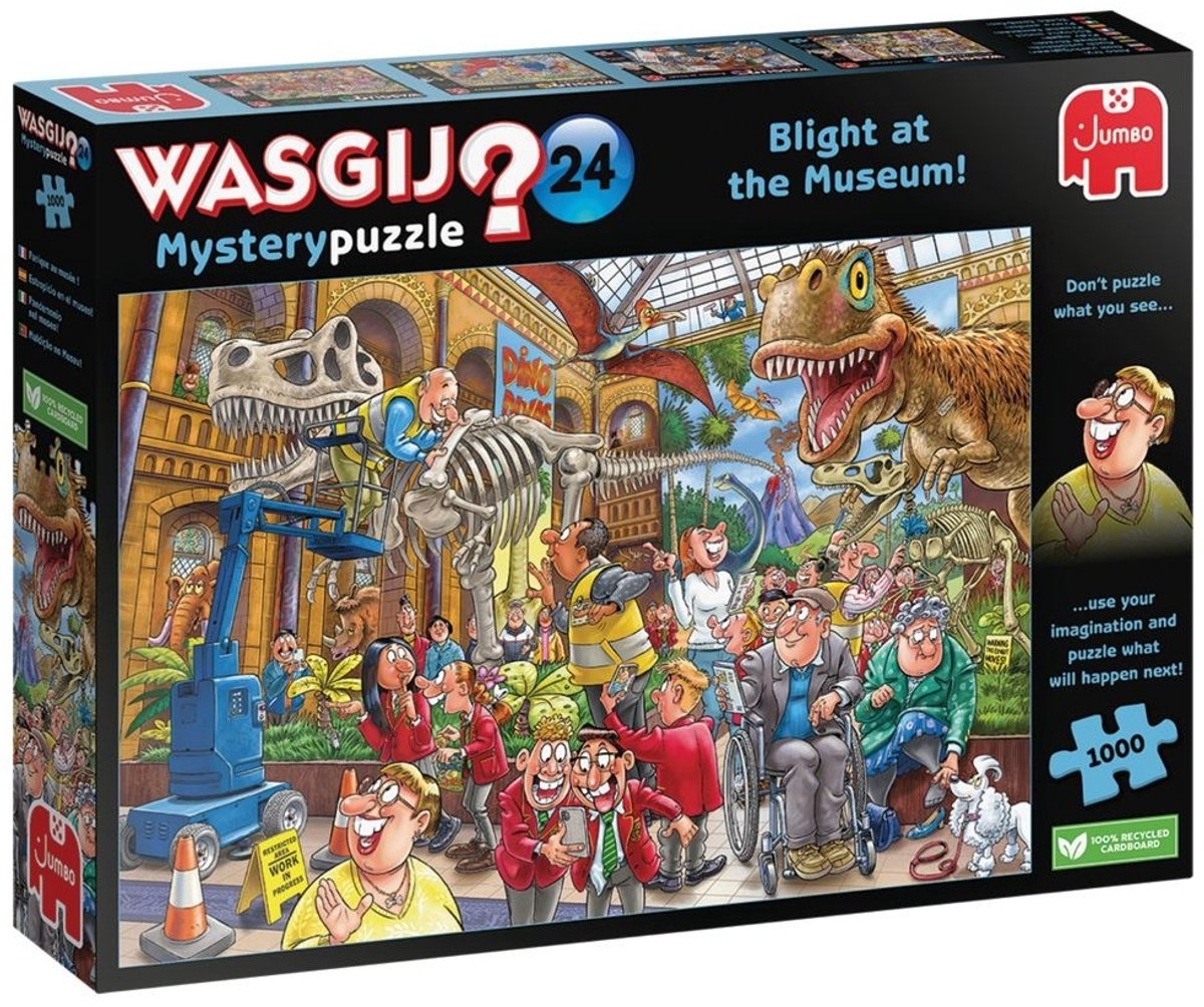 Wasgij Mystery 24 - Paniek in het museum! - 1000 stukjes puzzel - Legpuzzel