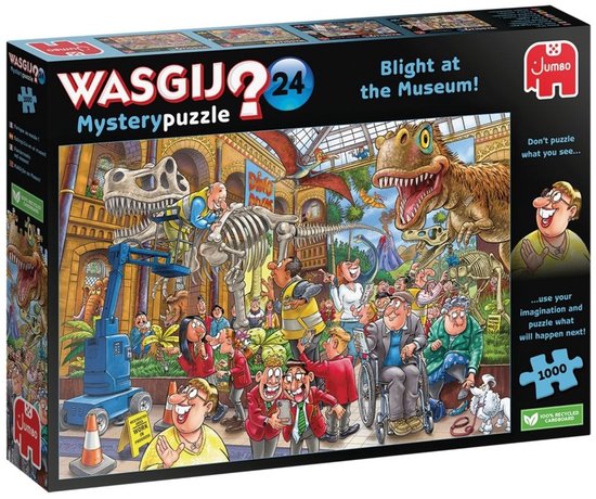 Wasgij Mystery 24 - Paniek in het museum! - 1000 stukjes puzzel - Legpuzzel