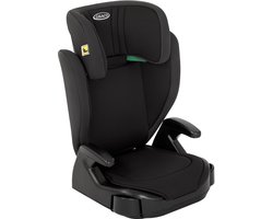 Graco Junior Maxi i-Size R129 Autostoeltje - Midnight - Zitverhoger met rugleuning - van 100 tot 150 cm (ca. 3,5 tot 12 jaar)