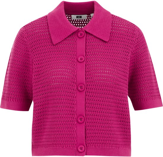 Gilet au crochet pour femme WE Fashion