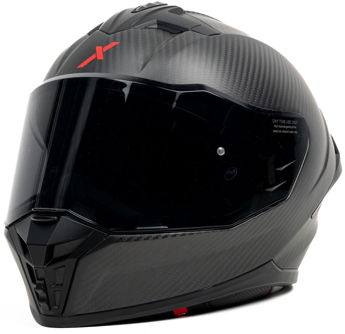 Motor Integraal Helm ARION KABEL Koolstofmat M van MOTOBLOUZ