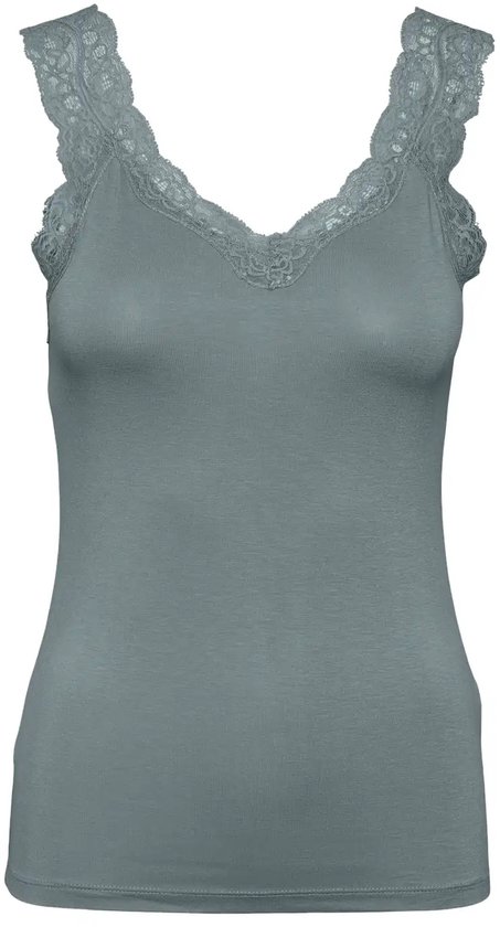 PIECES PCBARBERA LACE TOP NOOS BC Dames Tanktop - Maat S