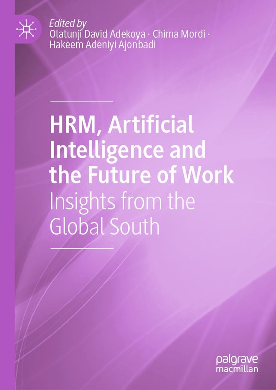 HRM, Artificial Intelligence and the Future of Work - cover