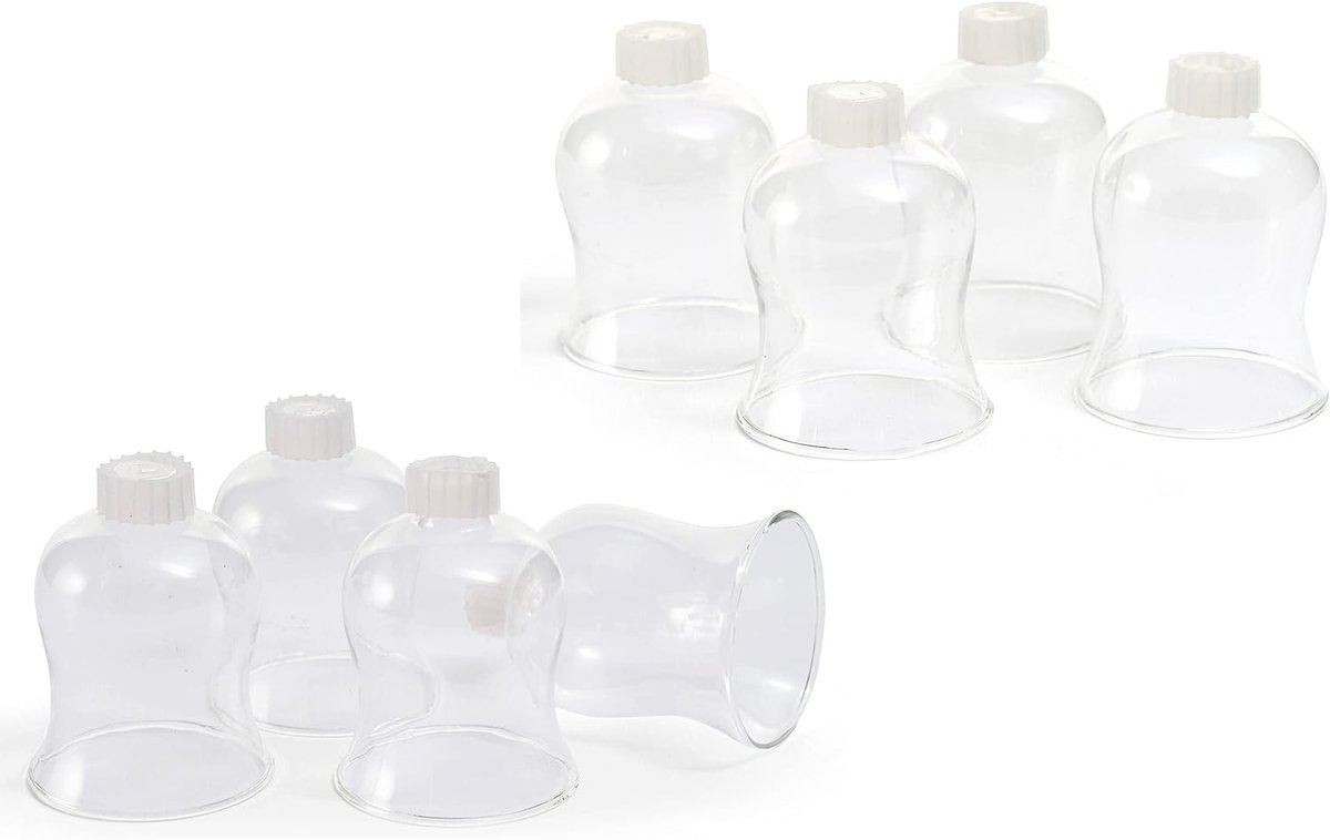 Novaliv 8x theelichthouder helder 8 cm glas houder voor kandelaars kaarsenhouder glas adventskrans theelichthouder stokje kaarsenhouder kaarsenstok 6 cm