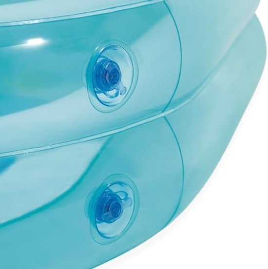 Piscine Opblaasbaar My Kinder pour Enfants, 163 cm x 107 cm x 46 cm, Blauw avec joli imprimé, à partir de 3 ans