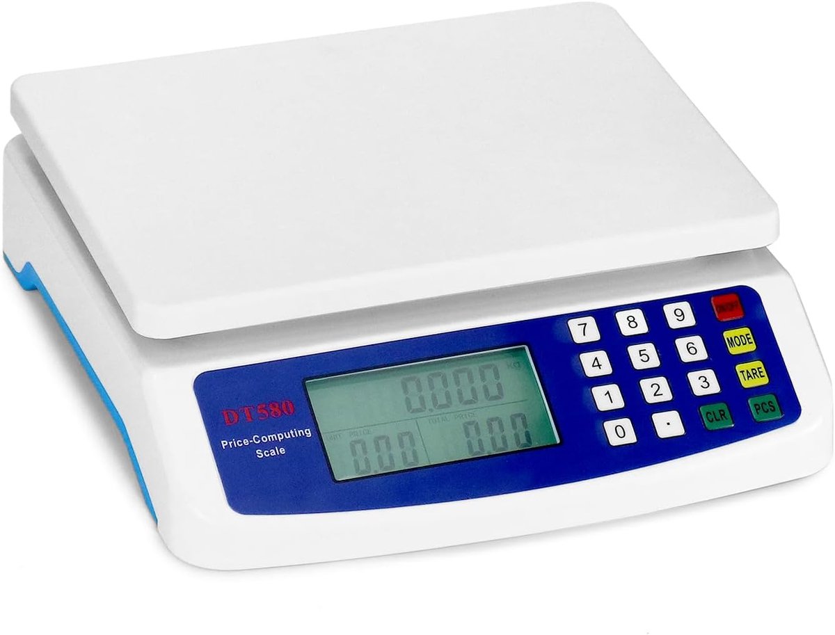 Digitale keukenweegschaal 30 kg met LCD-display en tarra-functie