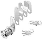 Beveiligingsbrievenbusslot - Meubelslot - 5 ladesleutels - Kast Cam Lock - Wordt geleverd met 5 verschillende slotplaten