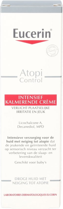 Eucerin AtopiControl Huidcreme - Crème Droge huid - Geurvrij – 40 ml