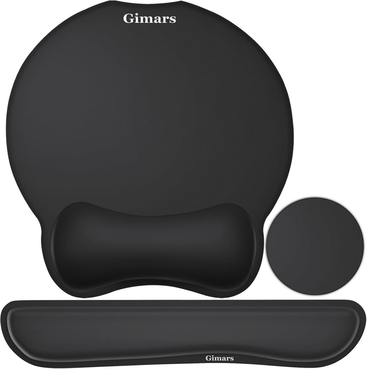 Ergonomische Muismat en Toetsenbord Polssteun met Bekeronderzetter - Ideaal voor Werk en Gaming