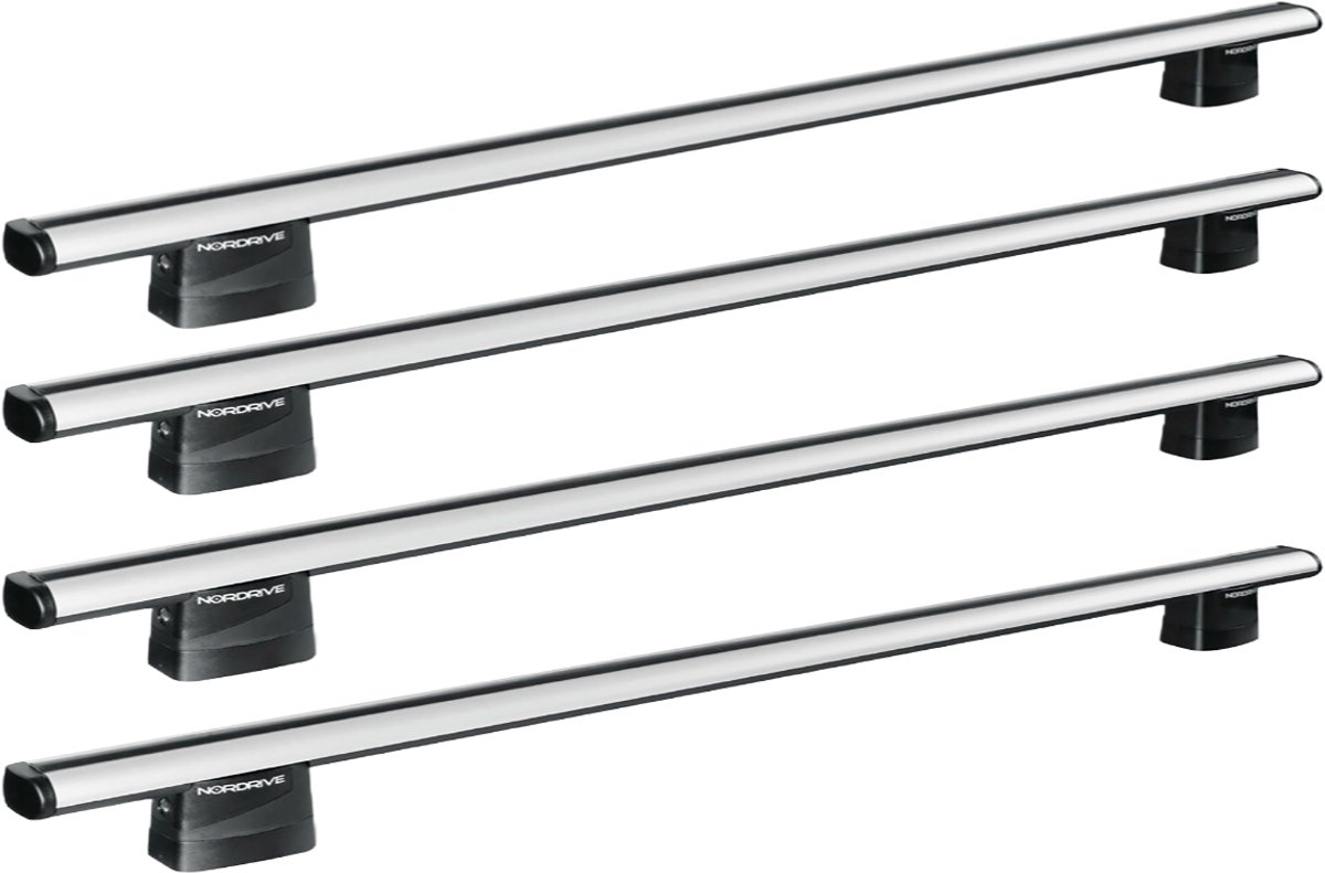 Nordrive 4 aluminium dakdragers - VW Transporter T6 2015 - 2019