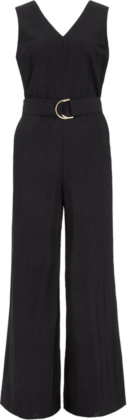 WE Fashion Dames Jumpsuit met ceintuur