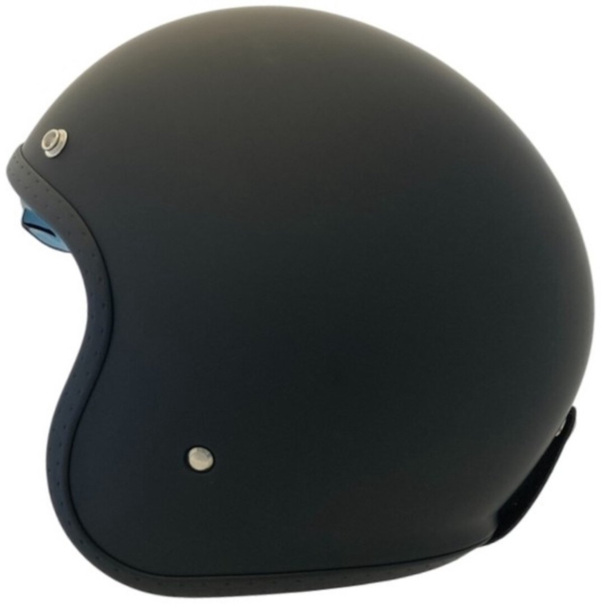 APEX JI100 Solid Mat Zwart Jethelm - Helm