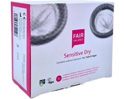 Fair Squared Sensitive Dry 50 eco condooms zonder glijmiddel