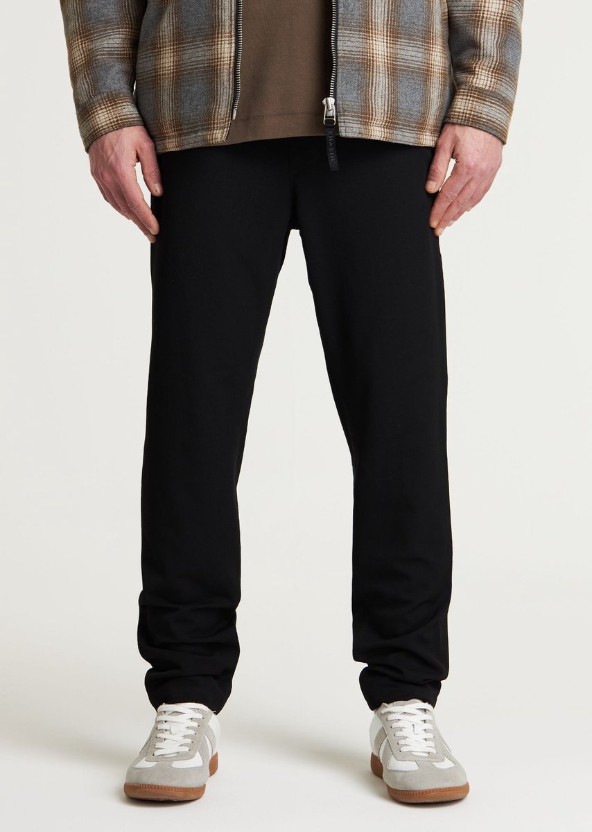 CHASIN' Heren Chino - Stone Dual - Zwart