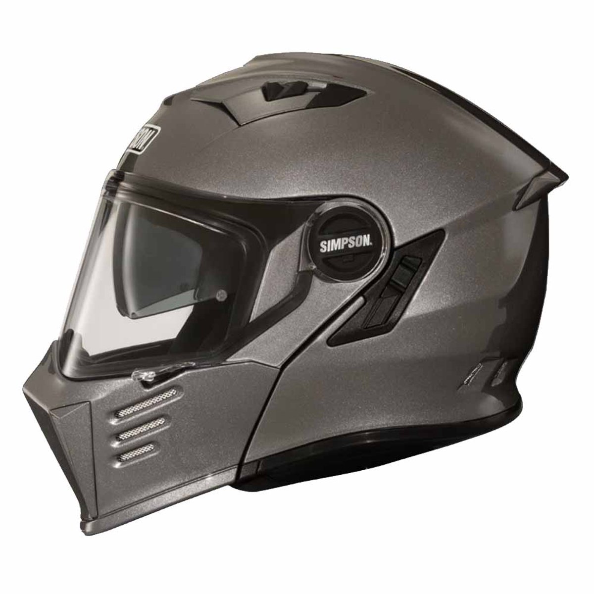 Simpson Darksome Gunmetal ECE22.06 Systeemhelm - Helm