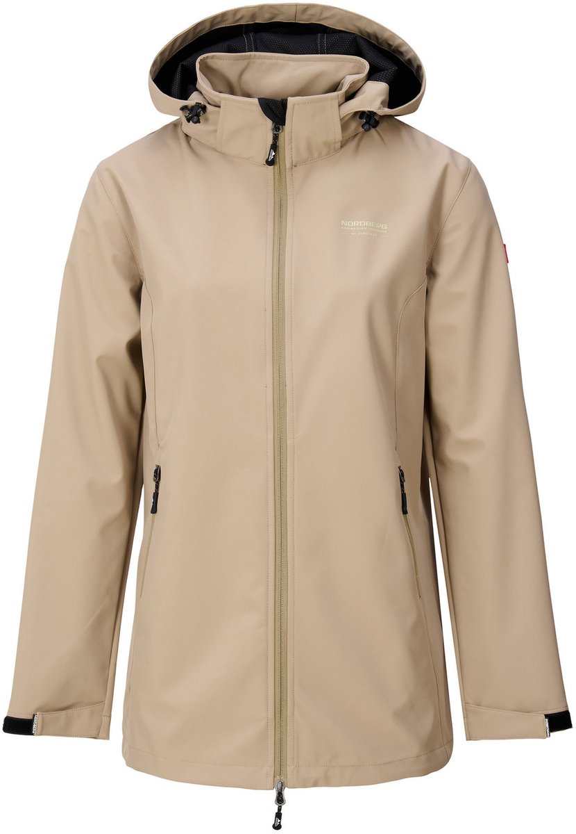 Nordberg Doriene Softshell Outdoorjas Dames Seneca Rock Beige