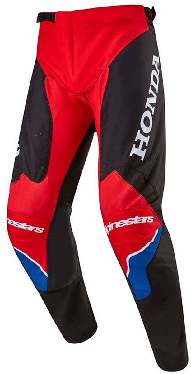 Alpinestars Honda Racer Iconic Broek Helderrood Zwart Wit - Broek