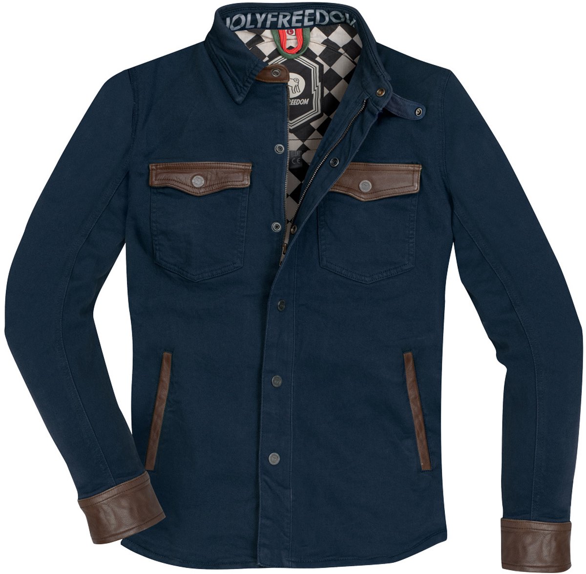 HolyFreedom Coyote Blauw Textiele Motorjas - Jas