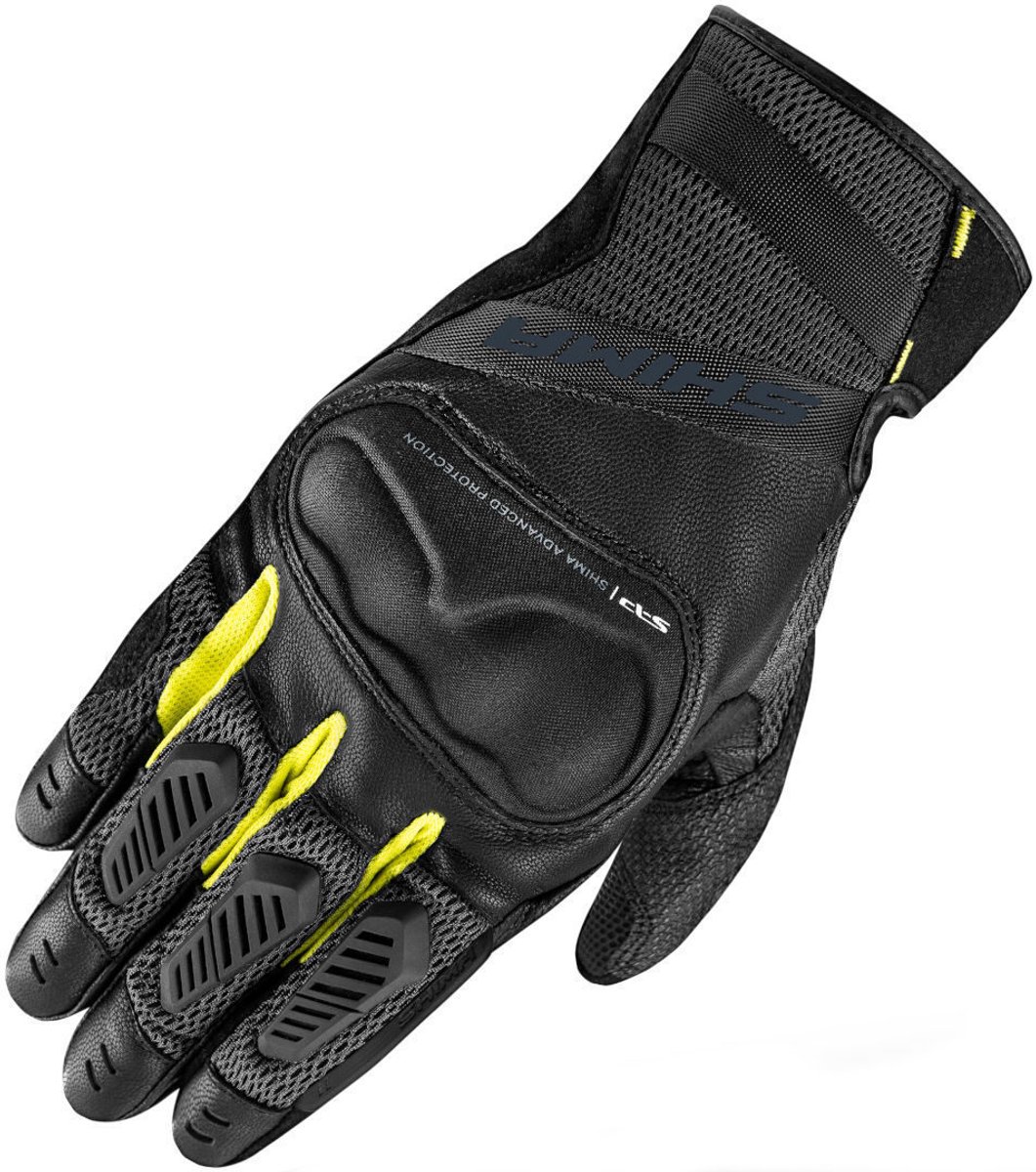 SHIMA Hero Dames Zwart Geel Handschoenen - Handschoen