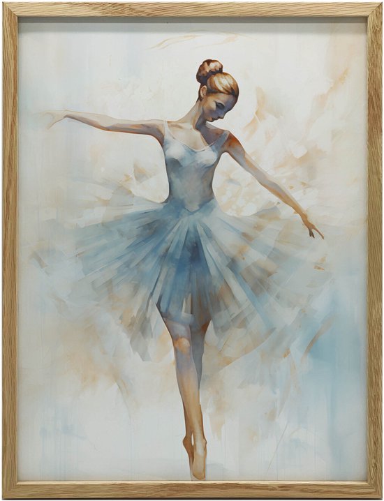 Canvasschilderij Voor Muur Ballerina Etherische Dans 30X40 Cm