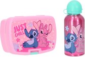Ensemble déjeuner Lilo & Stitch; Boîte à lunch et gourde