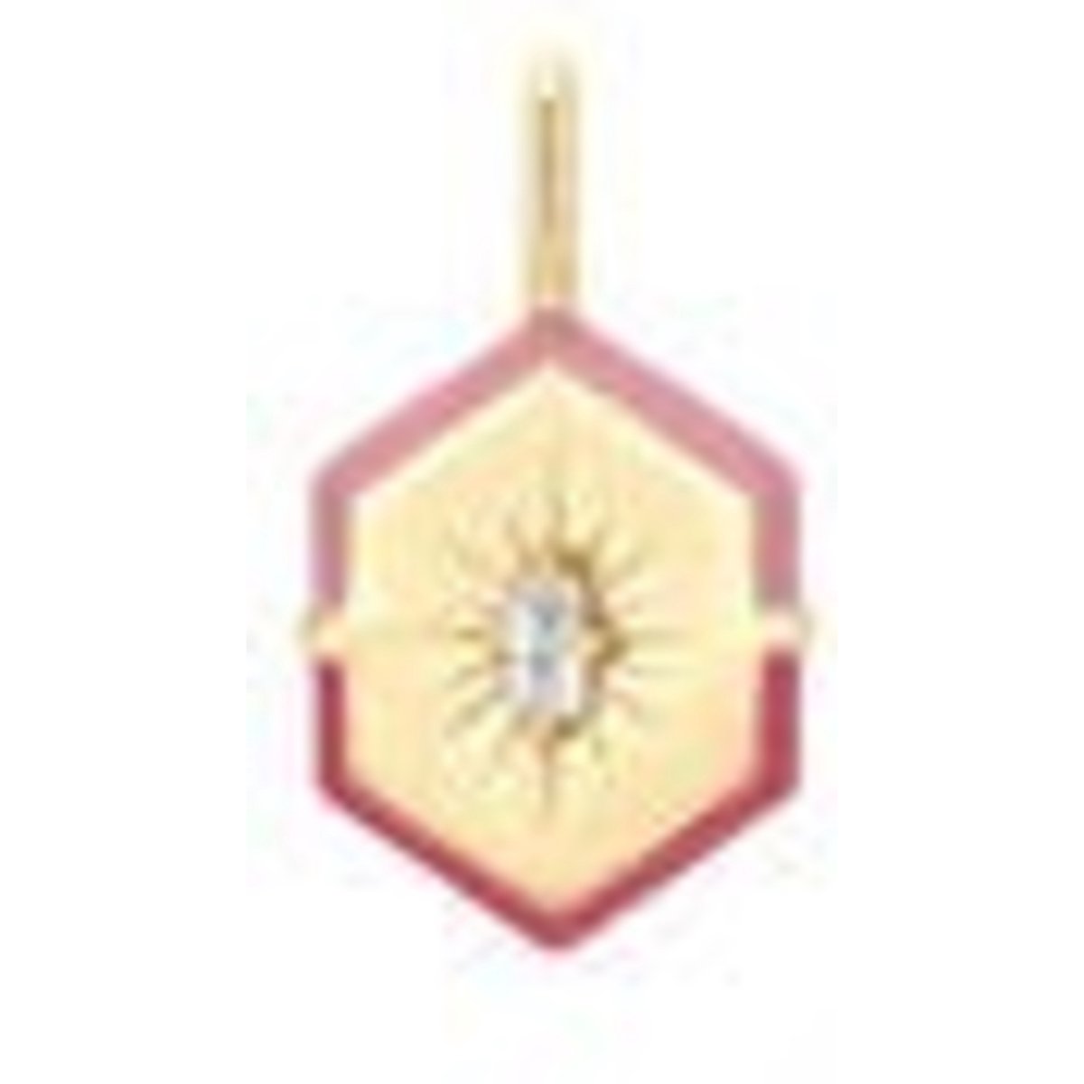Ania Haie AH NC048-06G Pop Charms Dames Hanger - Fantasie - Sieraad - Zilver - Goudkleurig - 925 Zilver - 10 mm breed - 18 mm lang